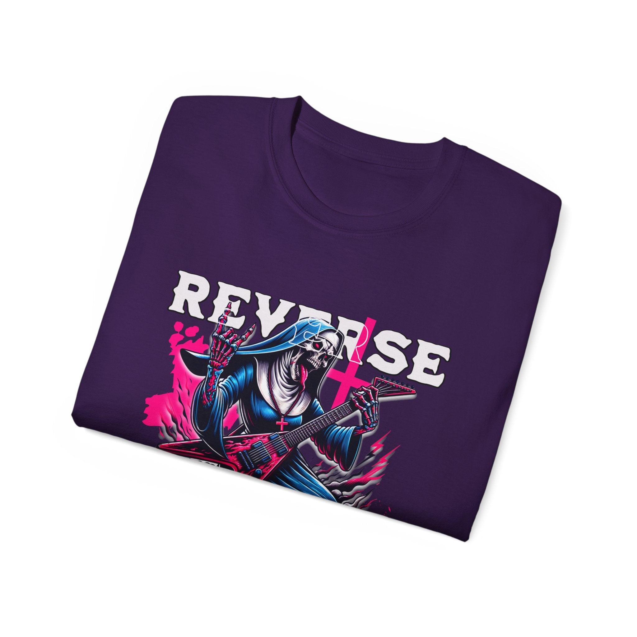 Reverse Exorcism - Unisex Cotton Tee (Front) - Damned Threads